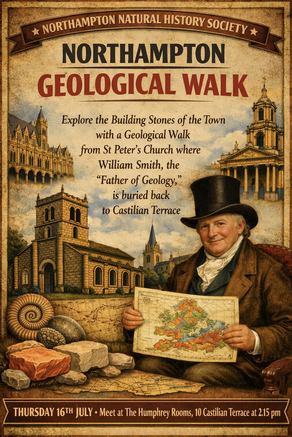 WALK – Northampton buildings stone walk